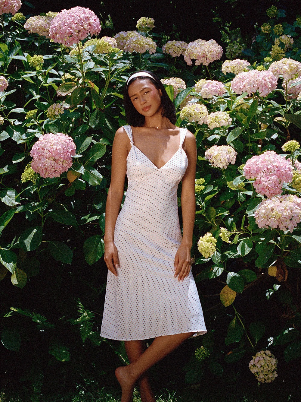 Frankie’s Bikinis Gem Midi Slip Dress